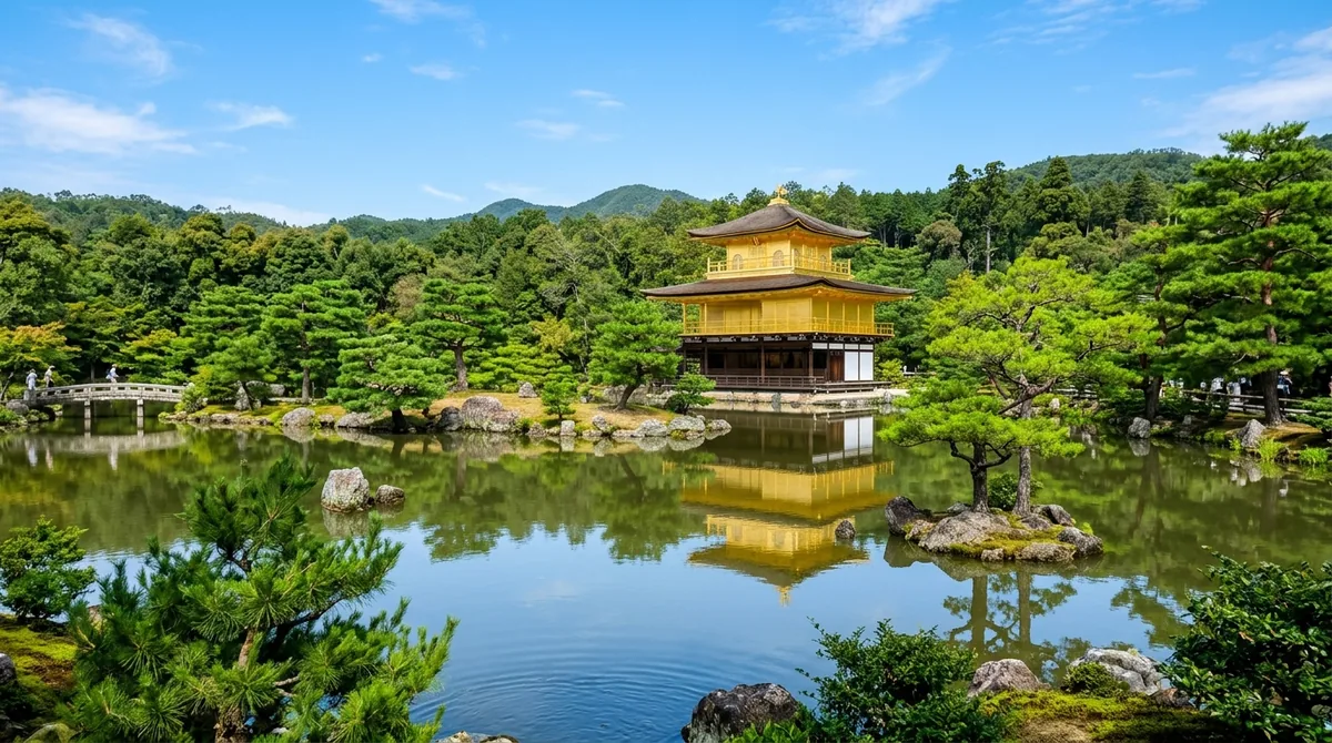 【中学英語で話せる】金閣寺（鹿苑寺）を外国人に英語で案内・解説する決定版ガイド！本物の金箔・逆さ金閣・足利義満の別荘